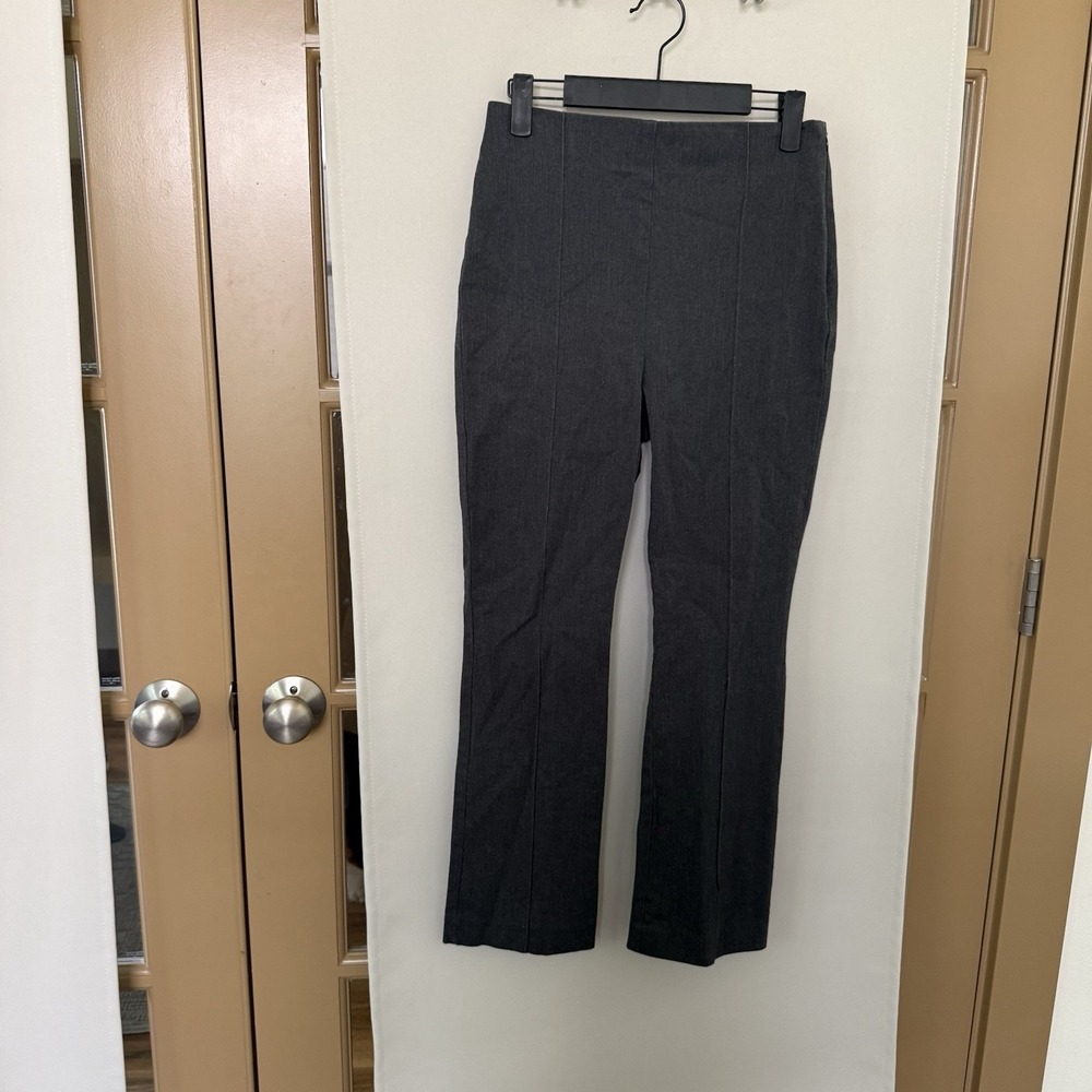 Loft Outlet Womens 0 Dark Grey High Rise Kick Crop Dress Pants Bottoms